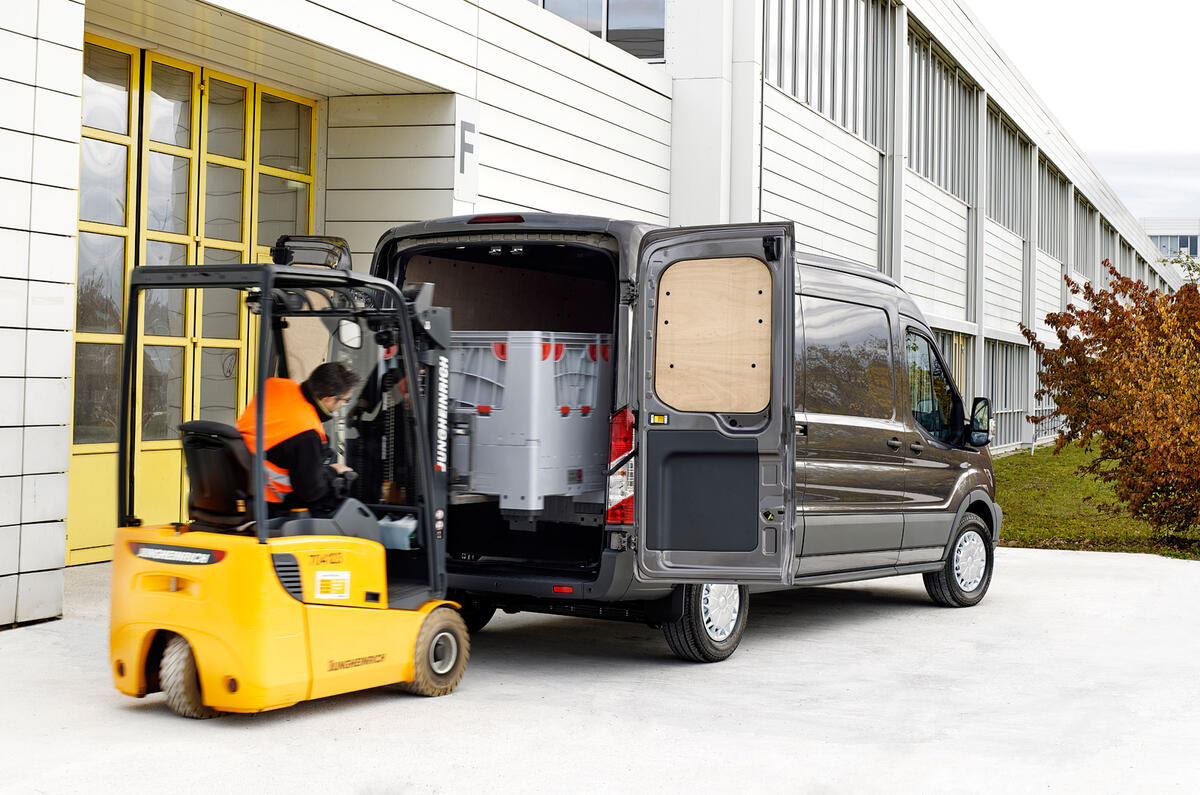 Loading the Ford Transit
