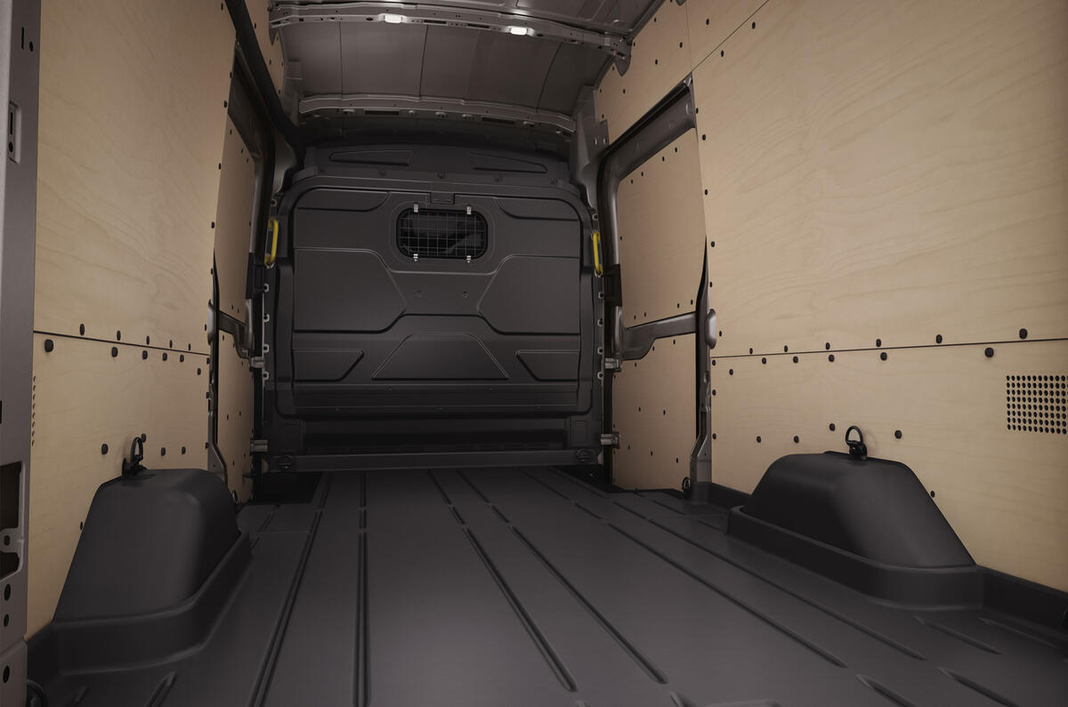 Ford Transit rear loadspace