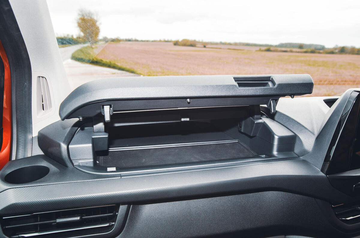 ford transit custon review 2024 15 storage