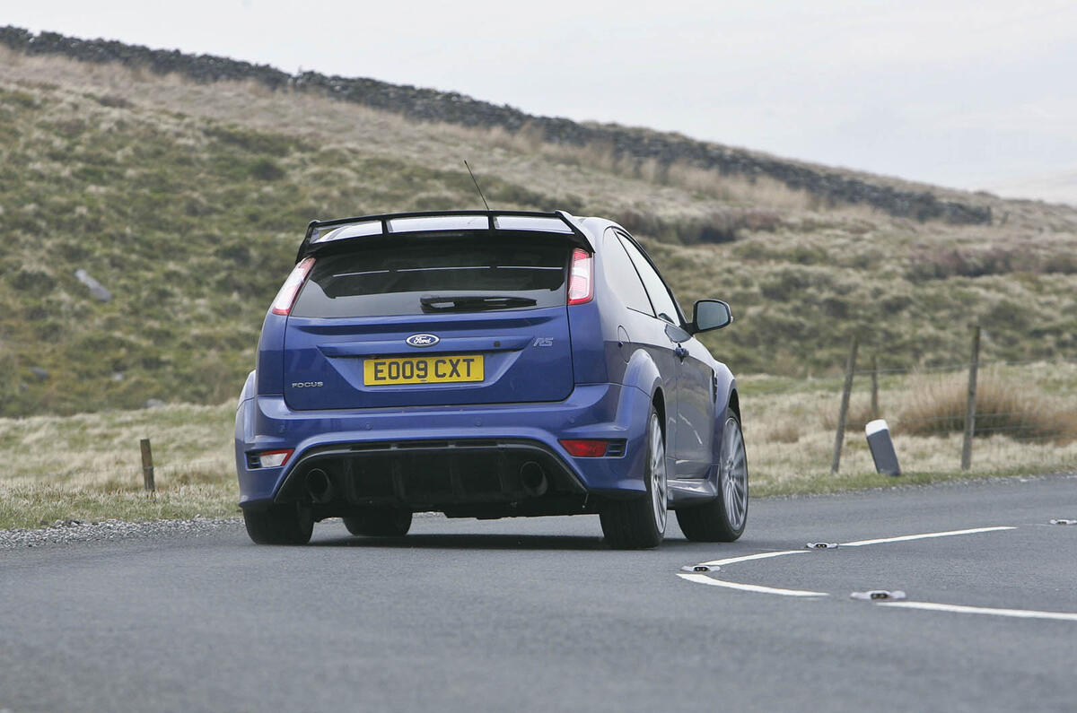 Ford Focus RS rear corner Ford Focus RS rear corner