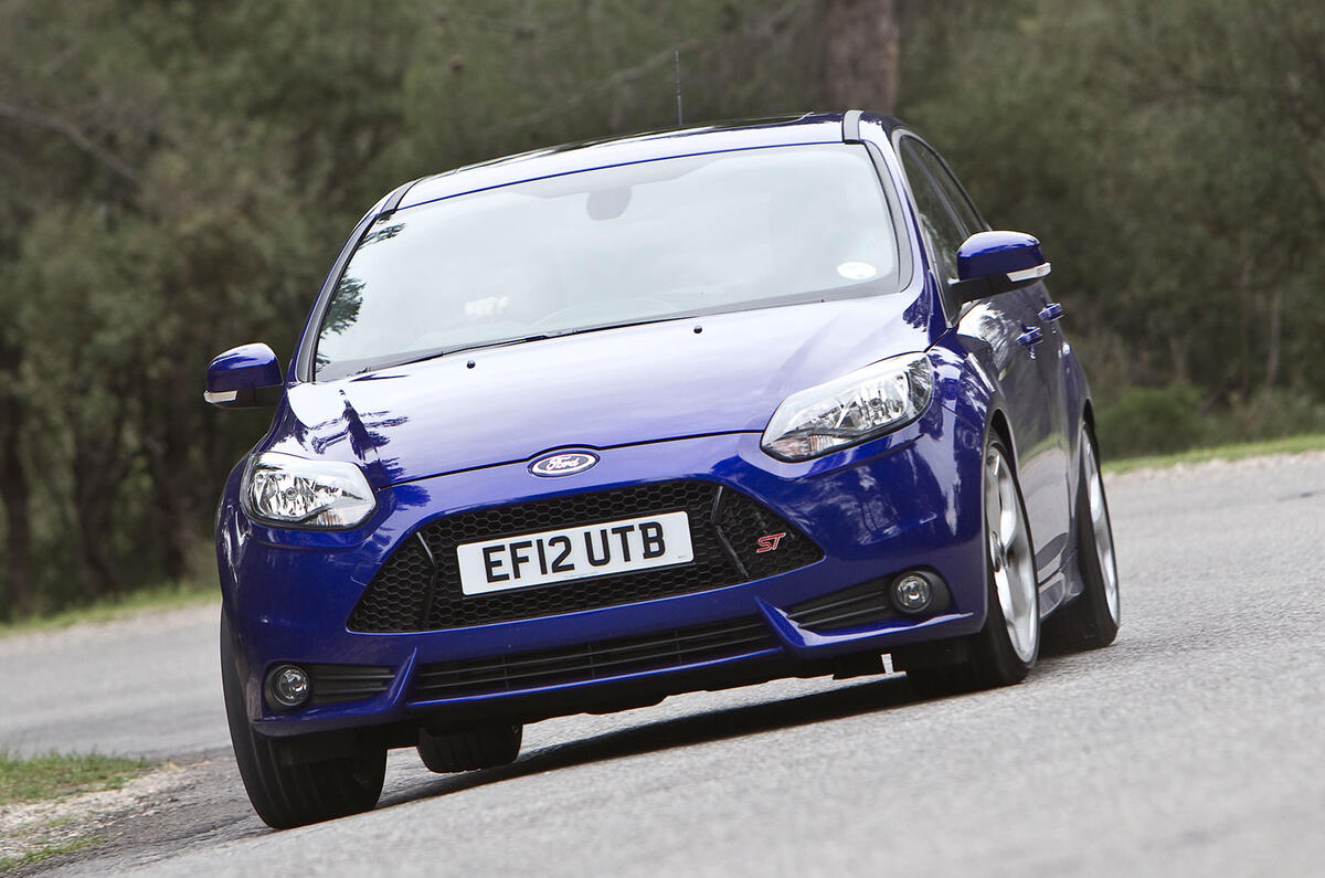 Ford Focus ST front tracking Ford Focus ST front tracking