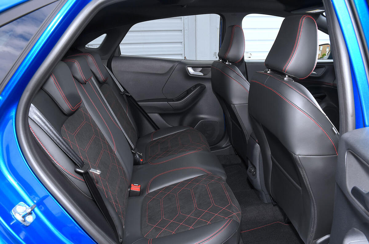 Ford Puma rear seats