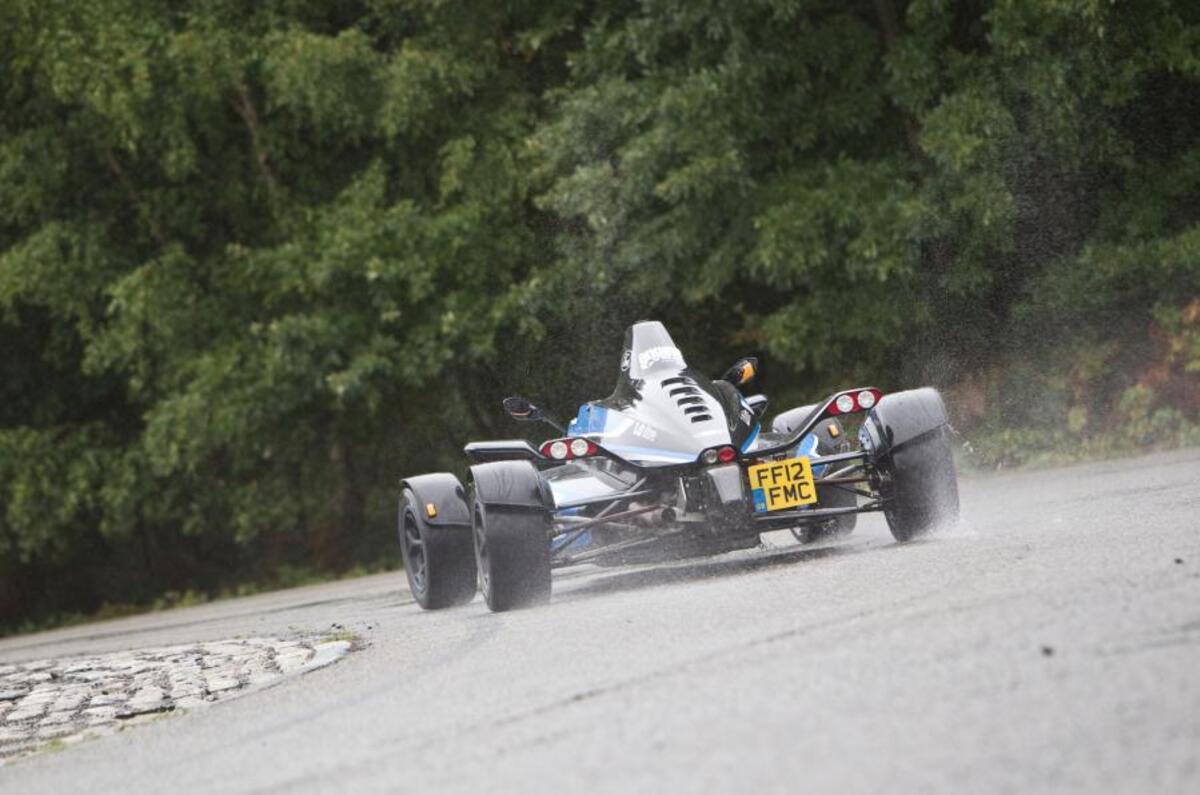 Formula Ford rear cornering