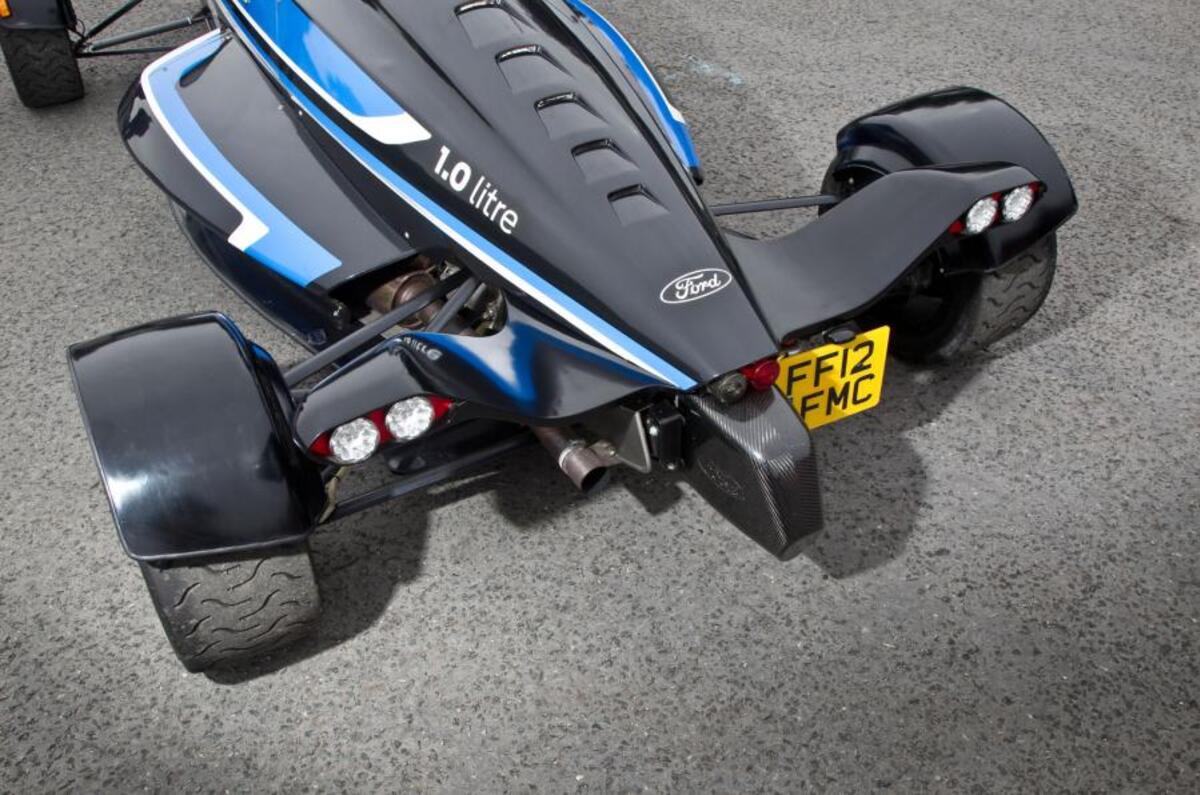 Rear of the Formula Ford