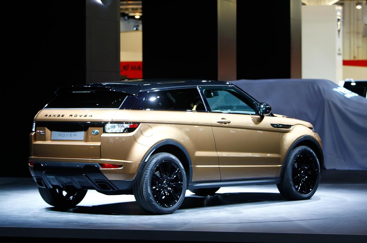 no title Frankfurt motor show 2013: Range Rover Evoque 2014 model year