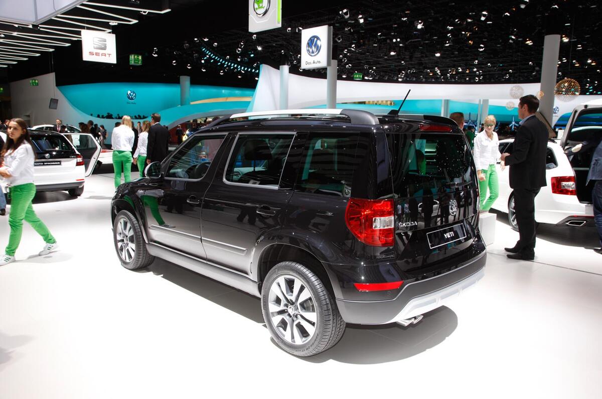 no title Frankfurt motor show 2013: Skoda Yeti facelift