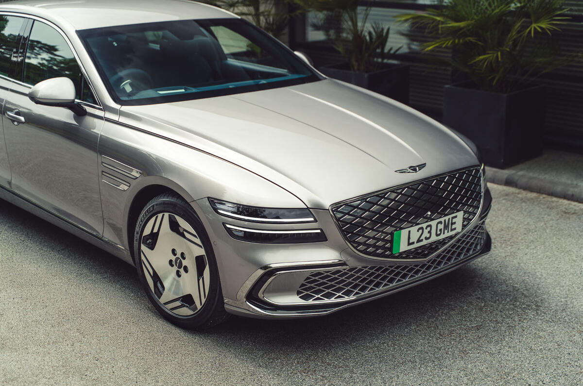 Genesis Electrified G80 avis 002 design de la partie avant
