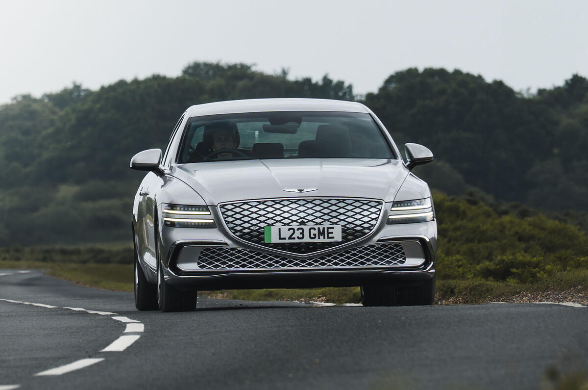 Genesis Electrified G80 review 021 action frontale