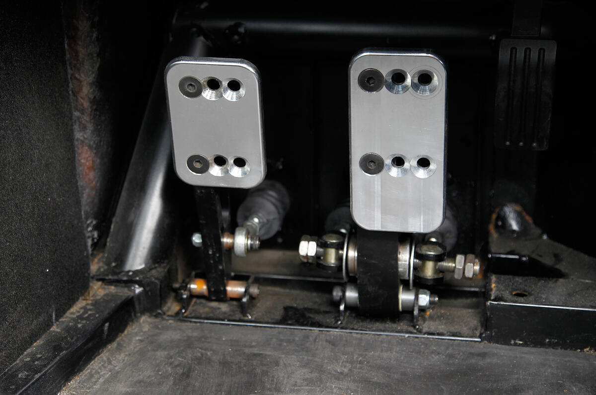Ginetta G40 aluminium pedals