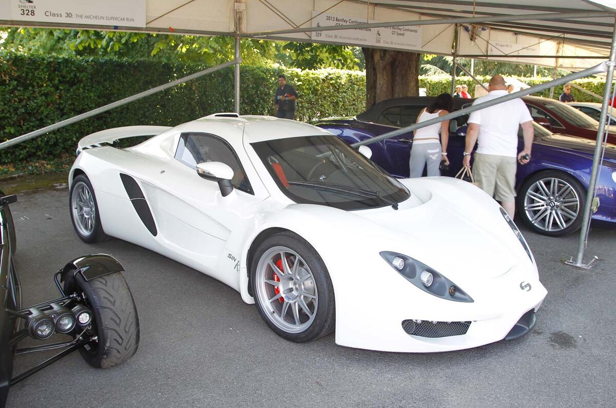 Festival of Speed supercar paddock
