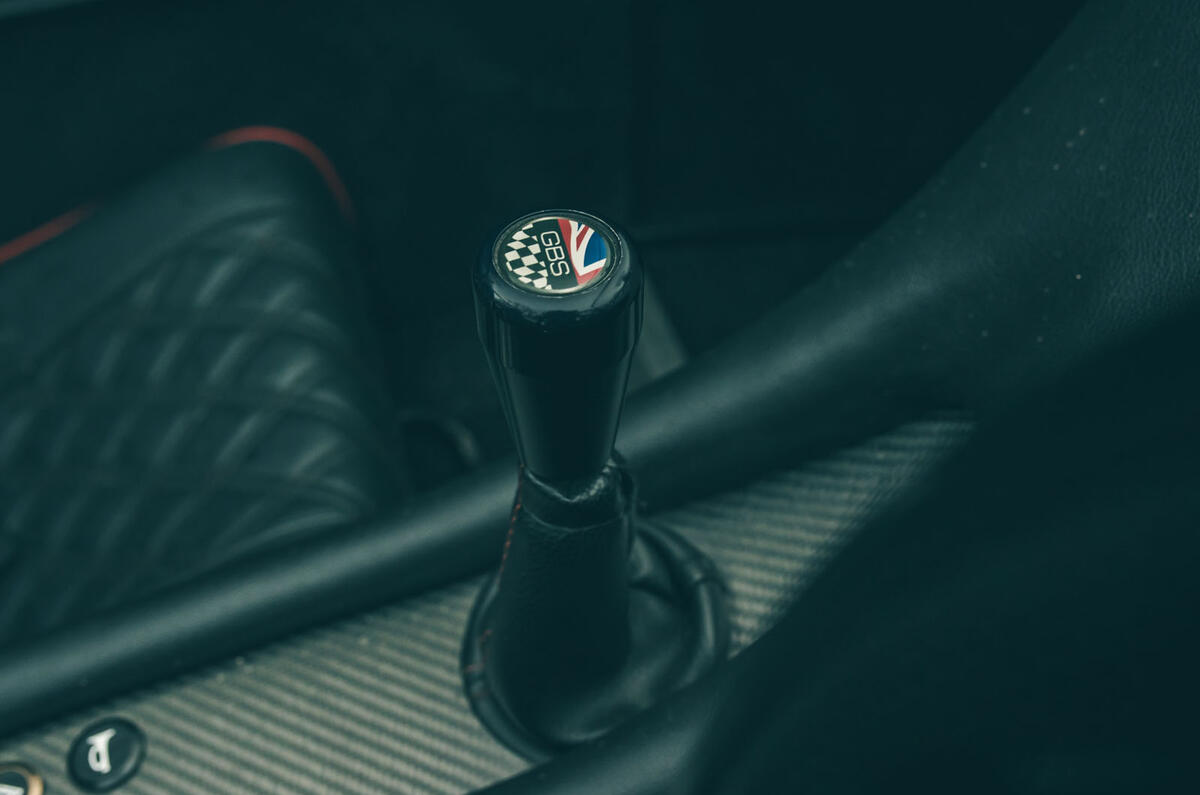great british sportscars gbs zero 2024 gearstick 43