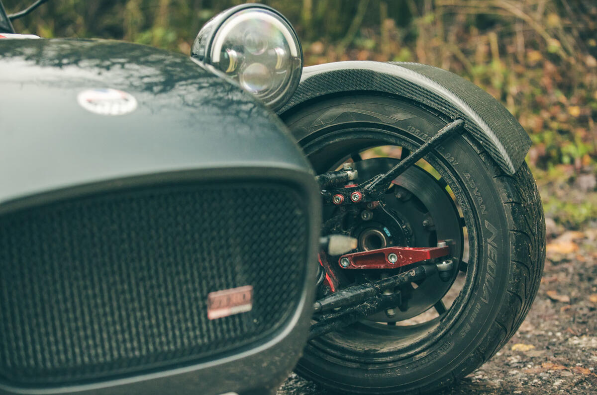 great british sportscars gbs zero 2024 suspension detail 36