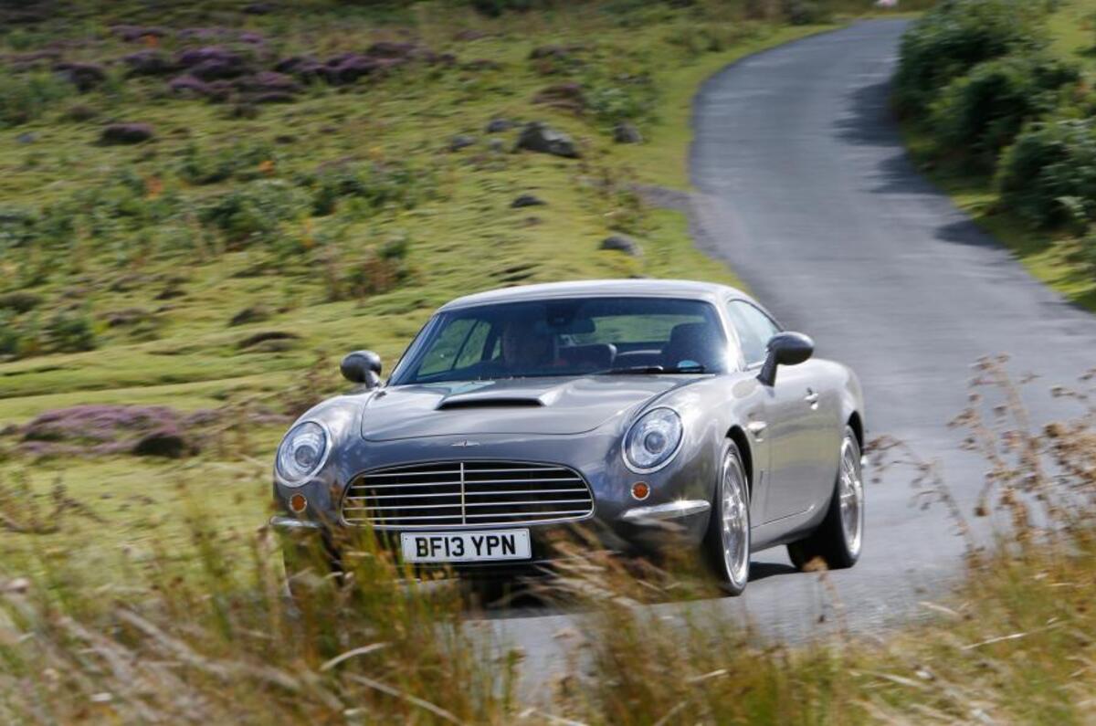 David Brown Speedback GT cornering