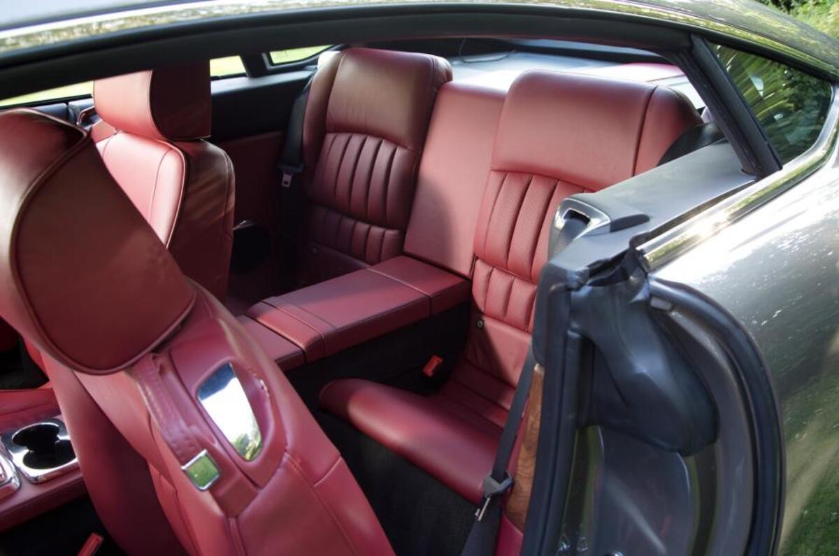 DB Speedback GT rear seats