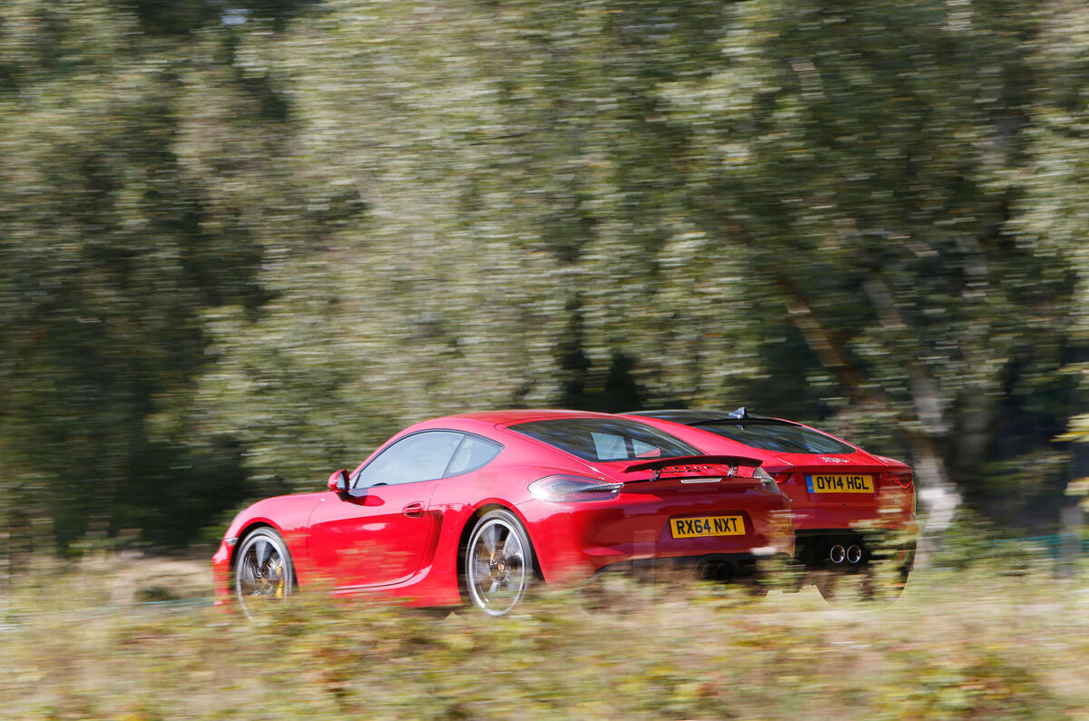 Comparison: Porsche Cayman GTS versus Jaguar F-type coupe Comparison: Porsche Cayman GTS versus Jaguar F-type coupe