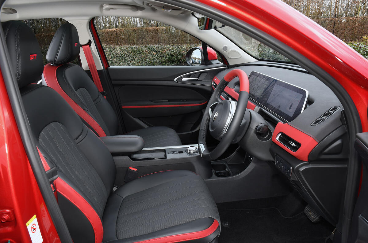 GWM Ora 03 GT   across front seats