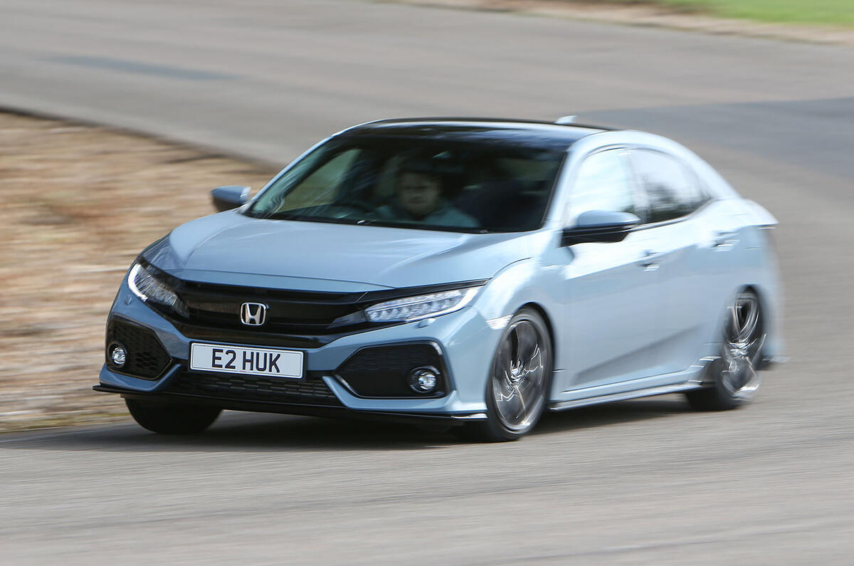 Honda civic cornering 0