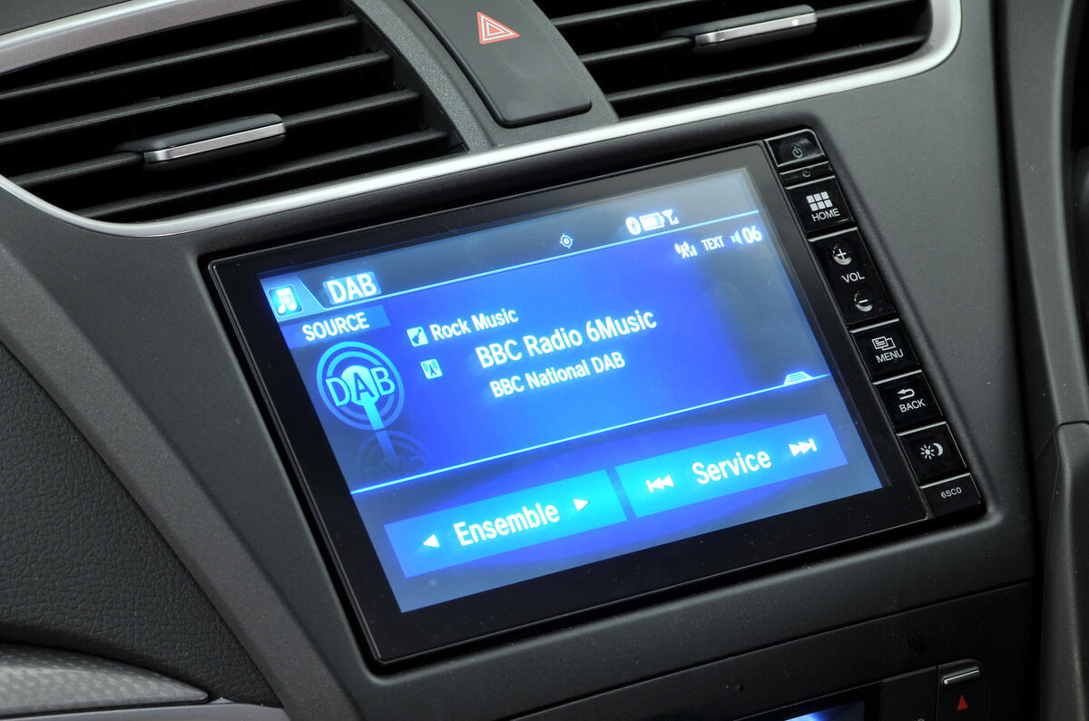 Honda Civic infotainment system
