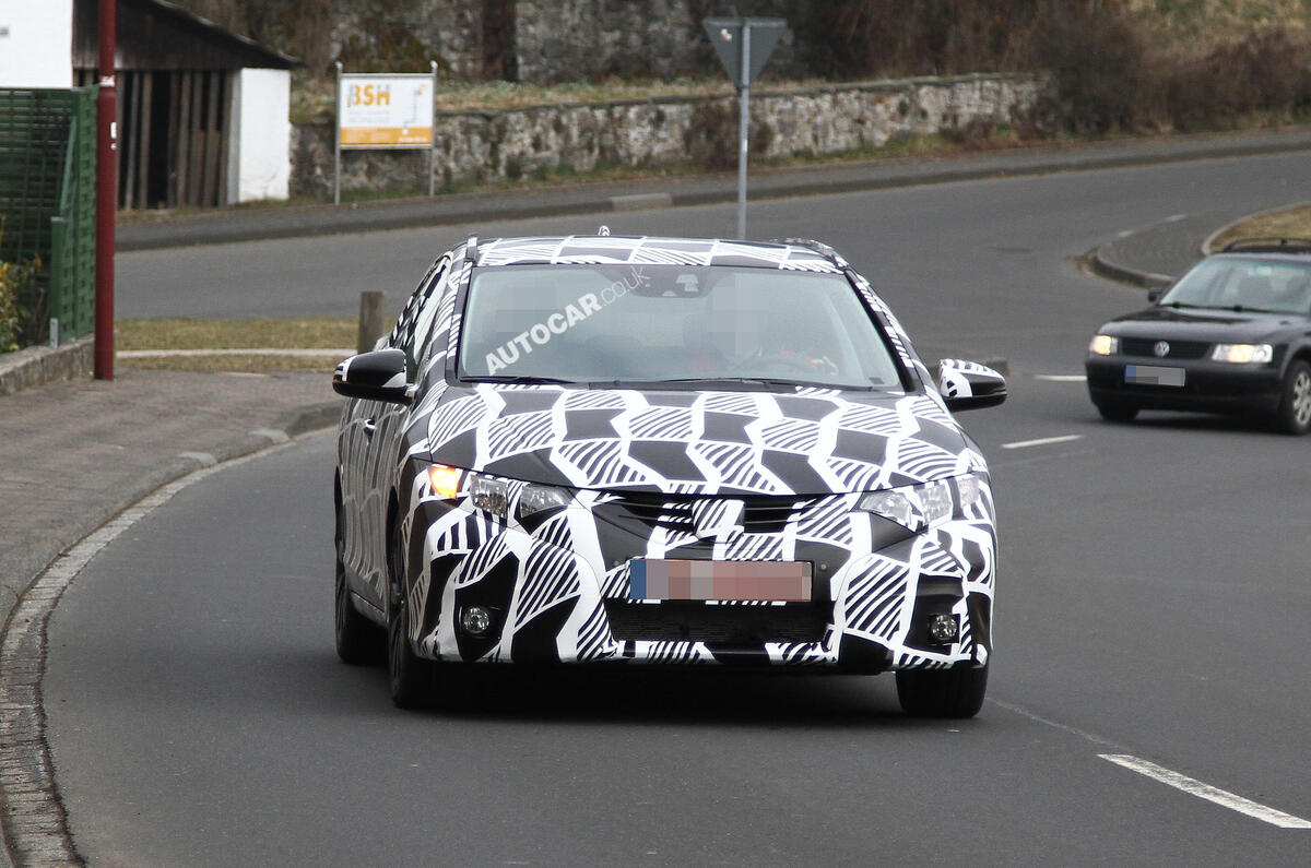 New Honda Civic estate spotted