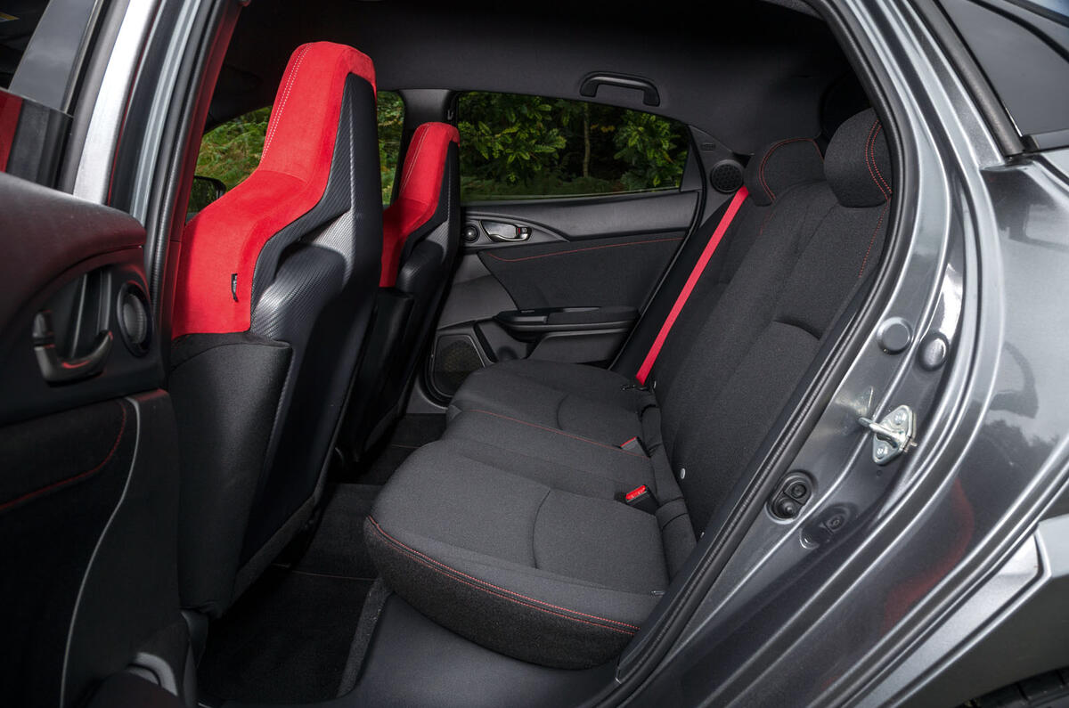 Honda Civic Type R rear seats
