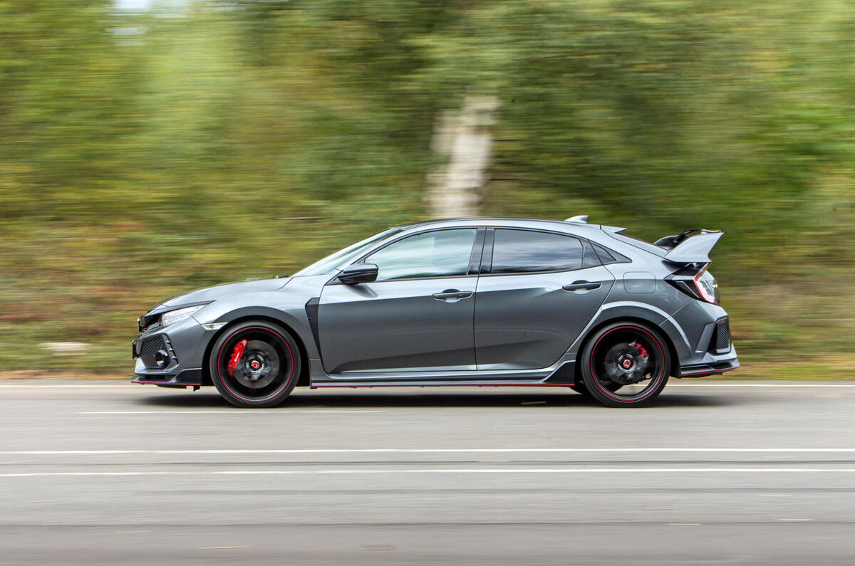 Honda Civic Type R side profile