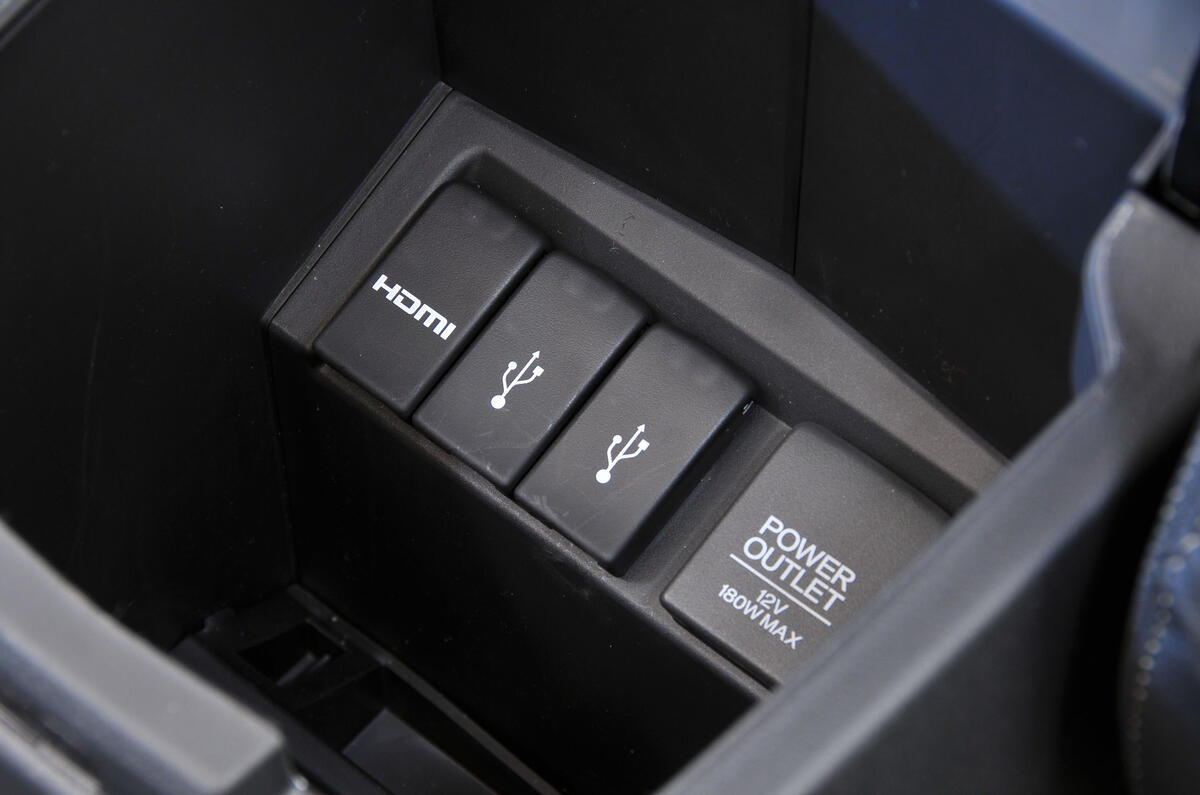 Honda CR-V multimedia ports