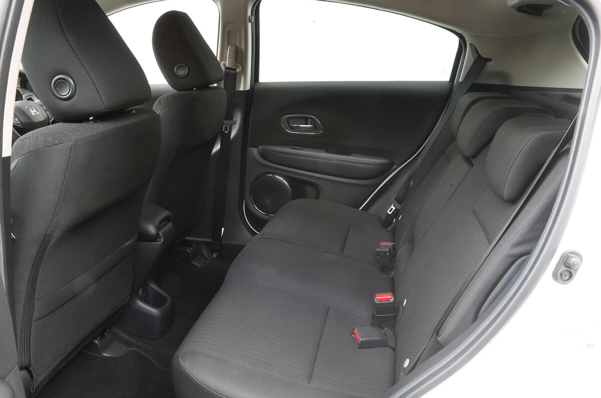 A look at the Honda HR-V's rear cabin
