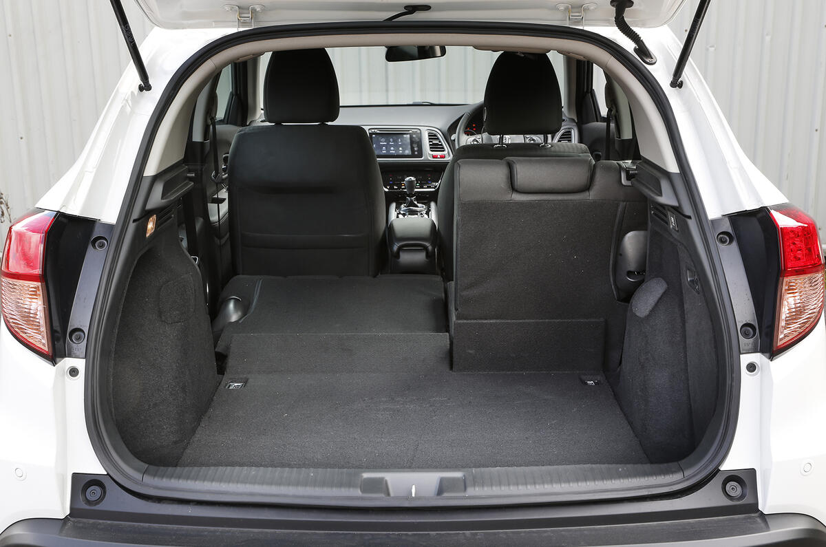 A view of the commendably spacious boot of the Honda CR-V
