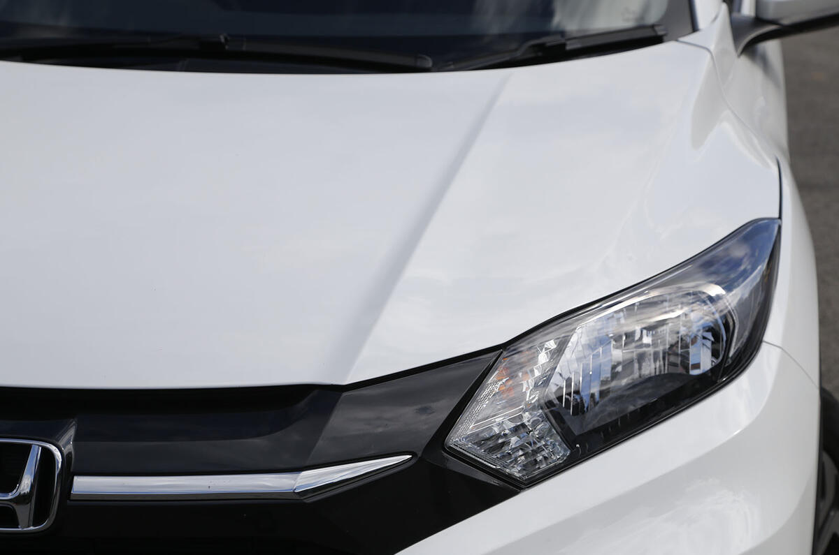 The purposeful Hond-esque grille on the HR-V
