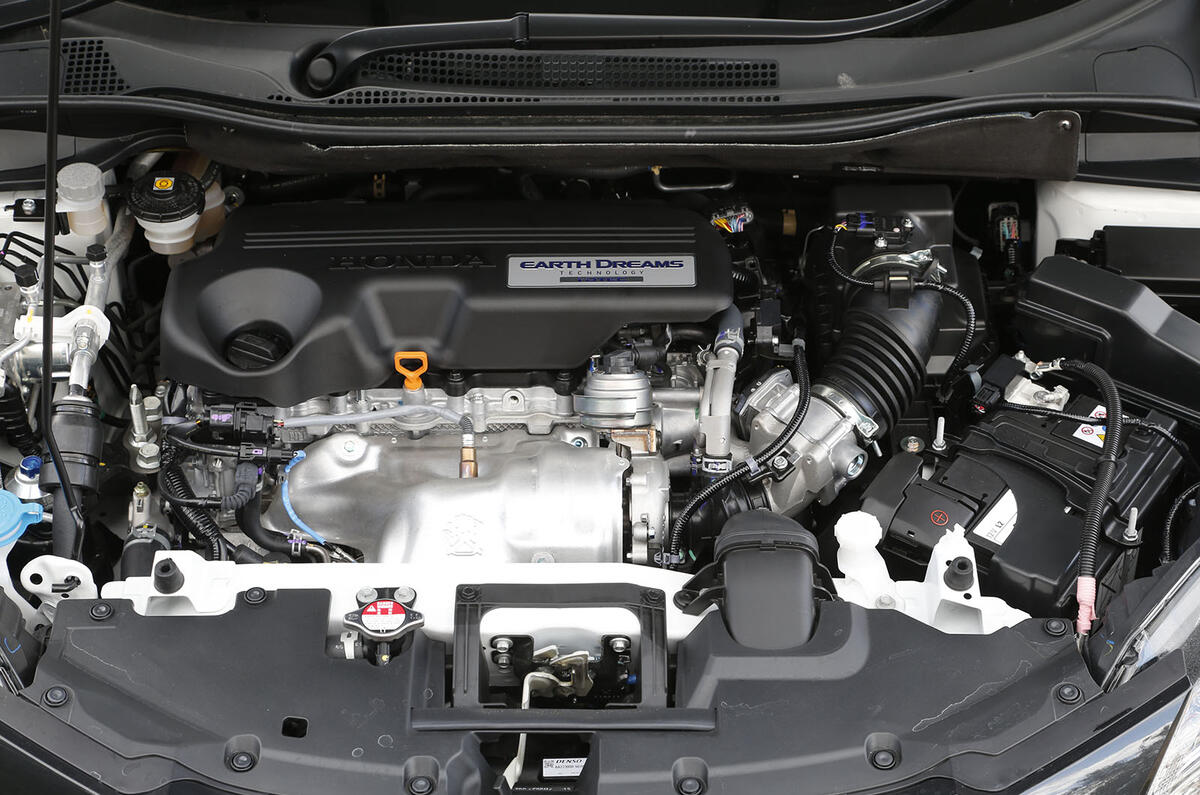 The 1.6-litre diesel engine fitted to our Honda HR-V test car