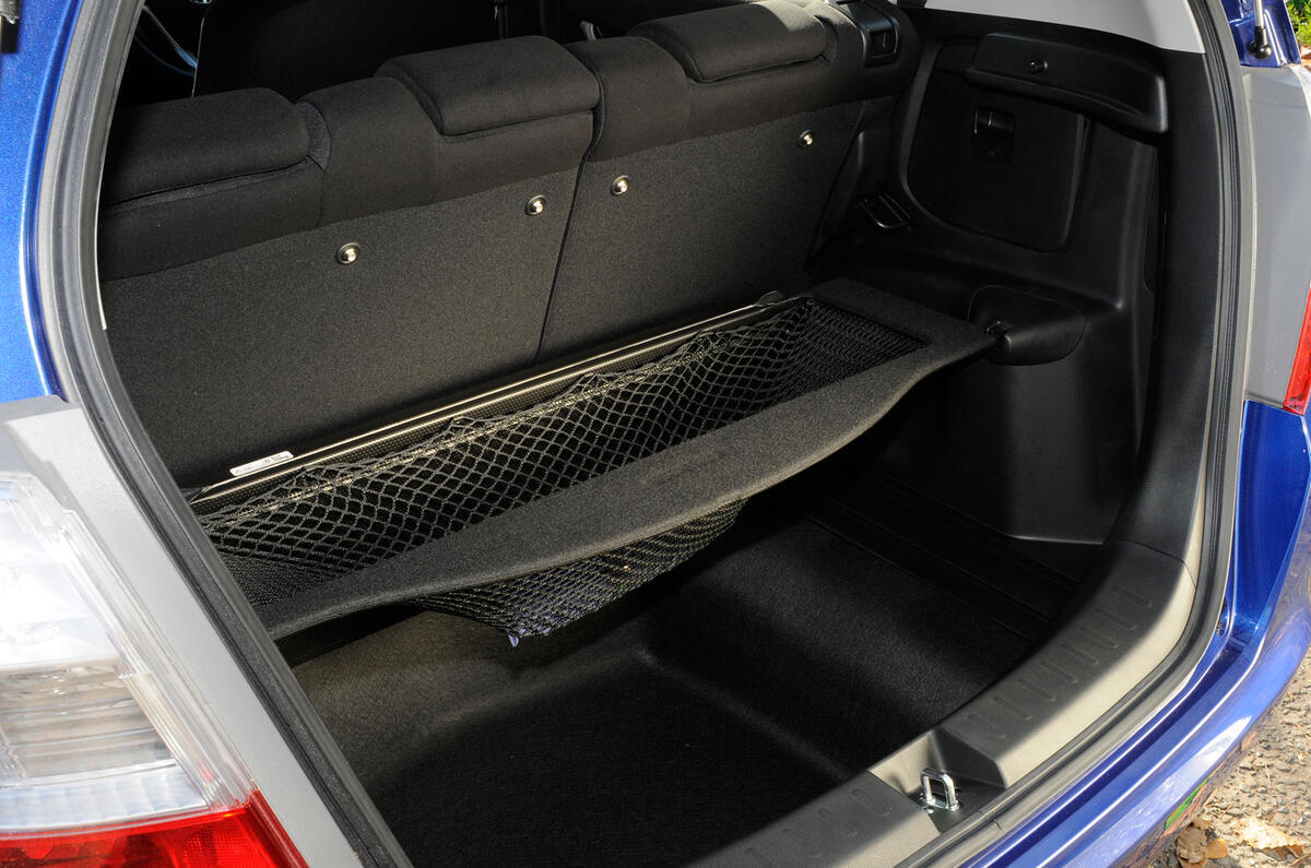 The underfloor storage allows you to stow items out of sight Honda Jazz underfloor boot space