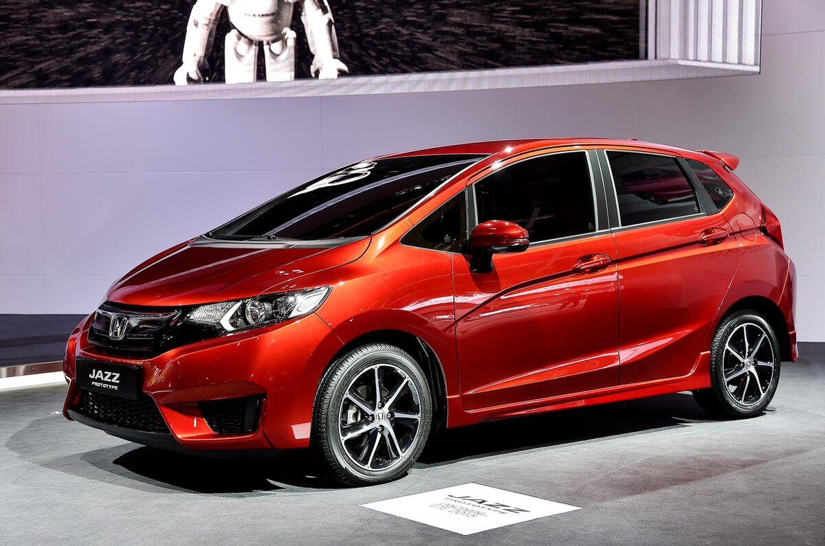 A Honda Jazz prototype was revealed at the Paris motor show in October A Honda Jazz prototype was revealed at the Paris motor show in October