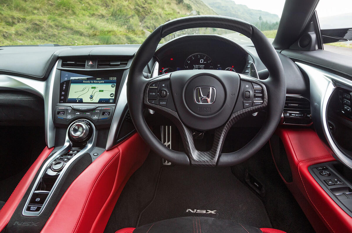 Honda NSX dashboard