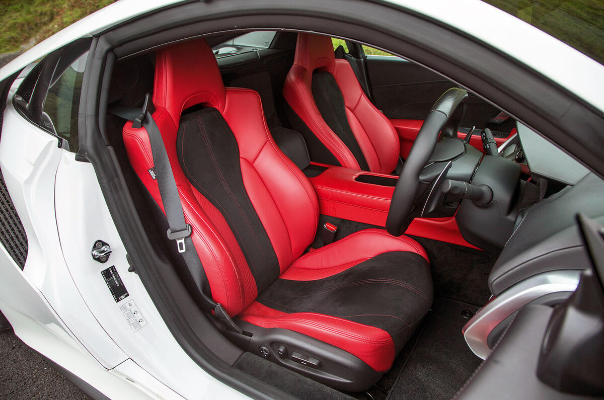 Honda NSX sports seats