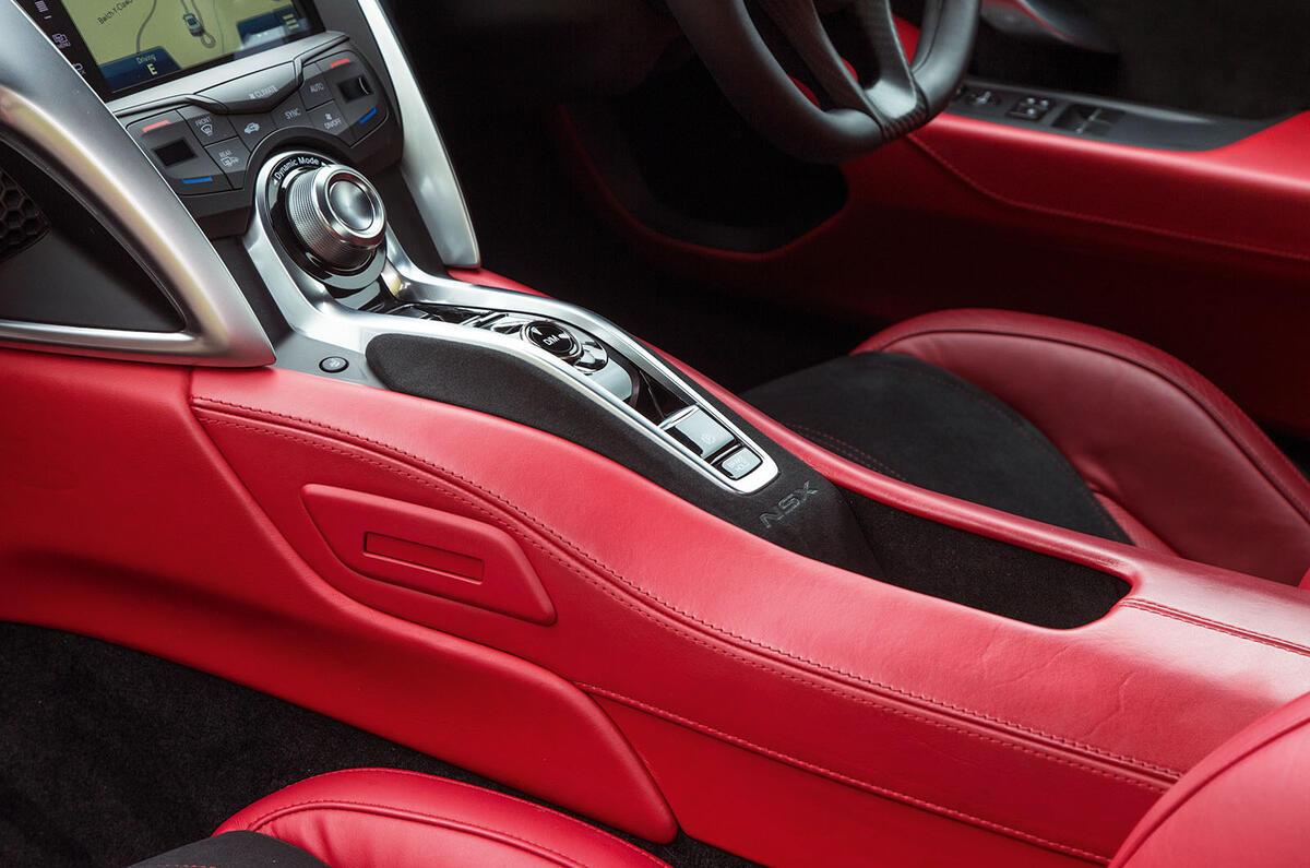 Honda NSX centre console