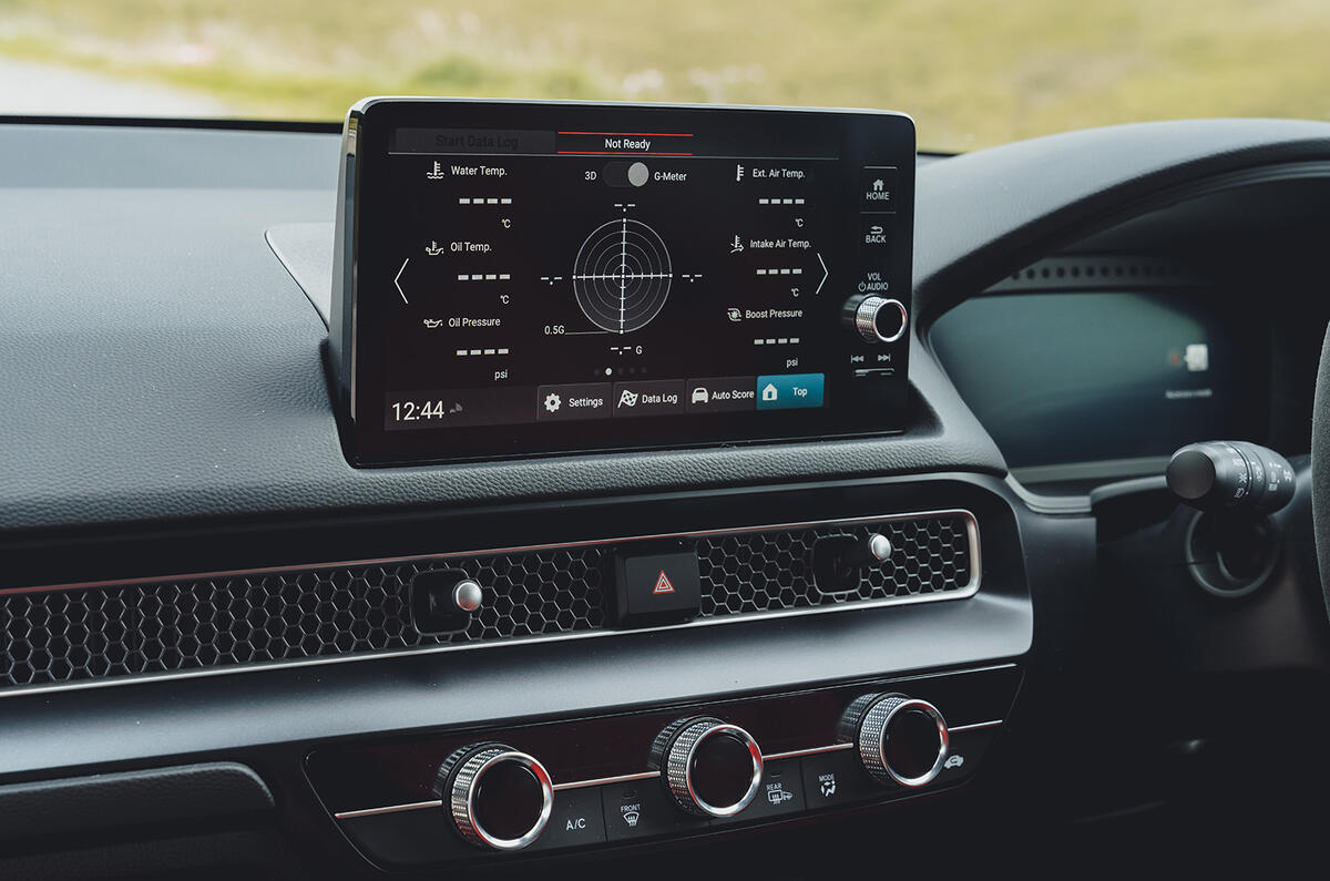 Honda Civic R infotainment Honda Civic R infotainment