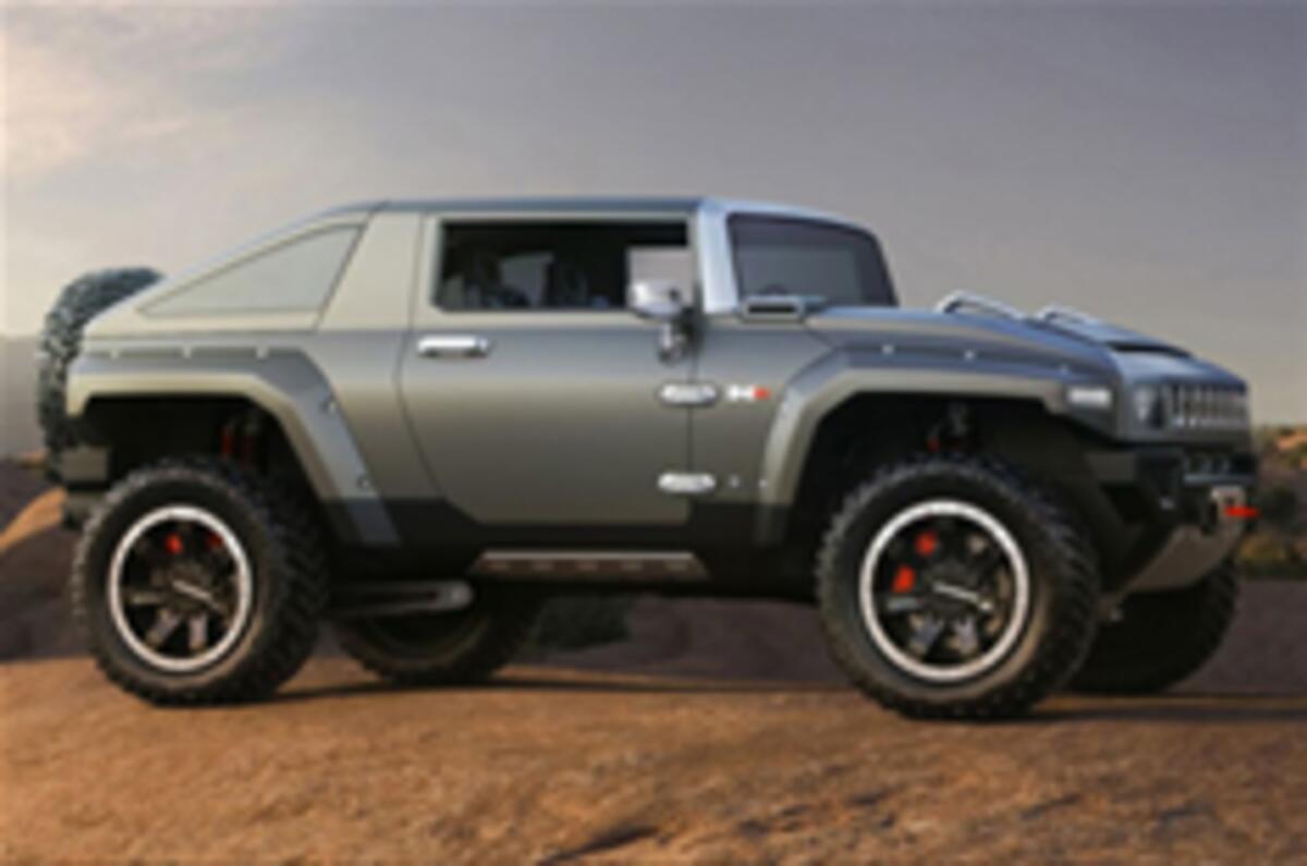 Hummer HX: junior mud-plugger in detail