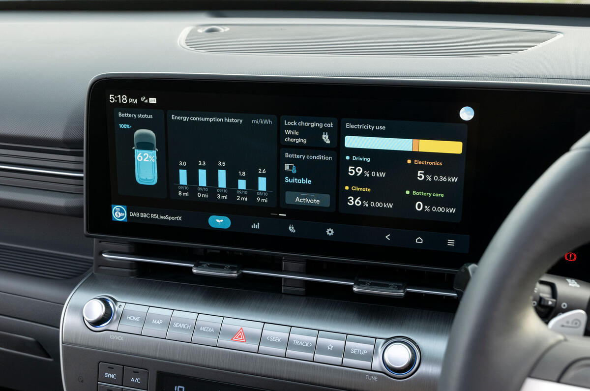 hyunda kona electric review 2023 013 infotainment