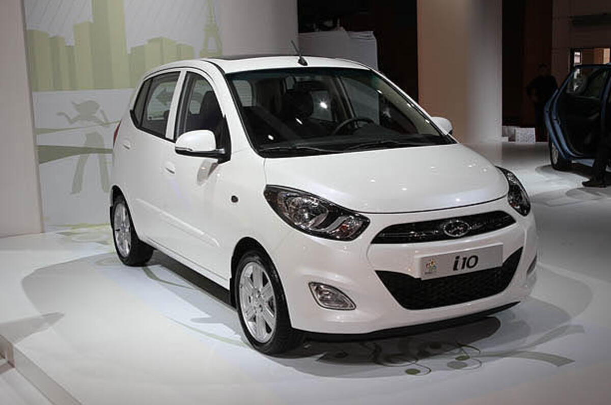 Paris motor show: Hyundai i10 facelift