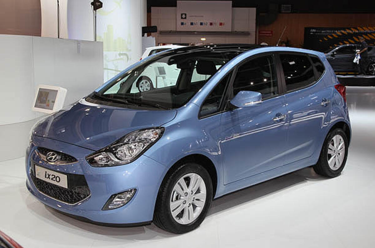 no title Paris motor show: Hyundai ix20 MPV