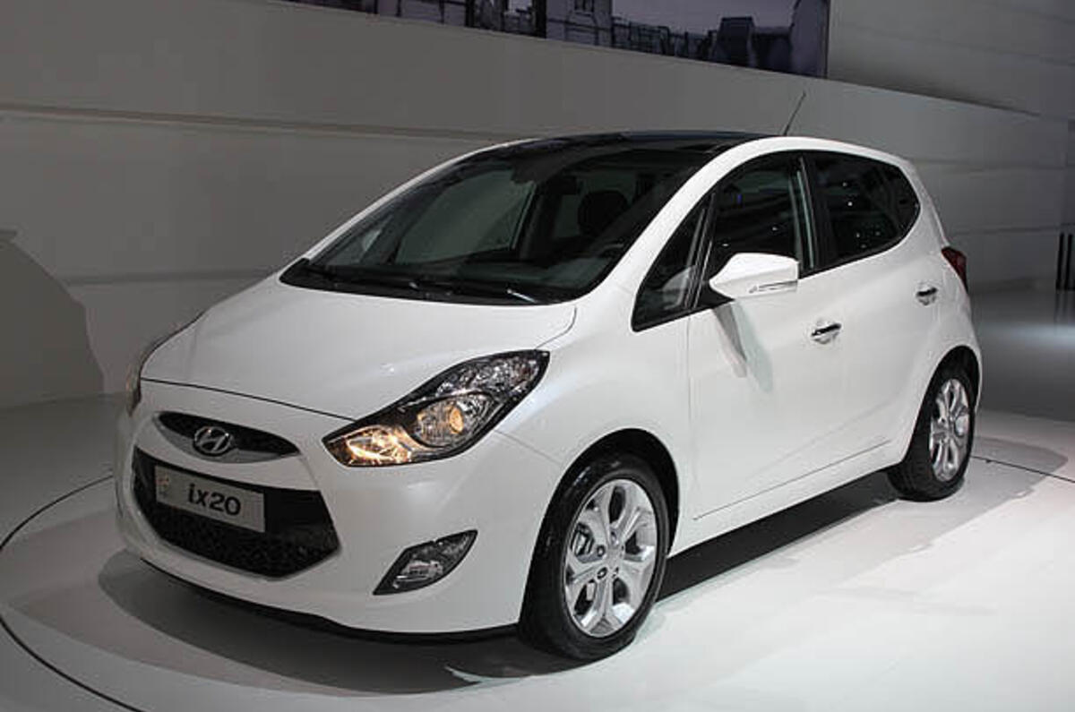 no title Paris motor show: Hyundai ix20 MPV