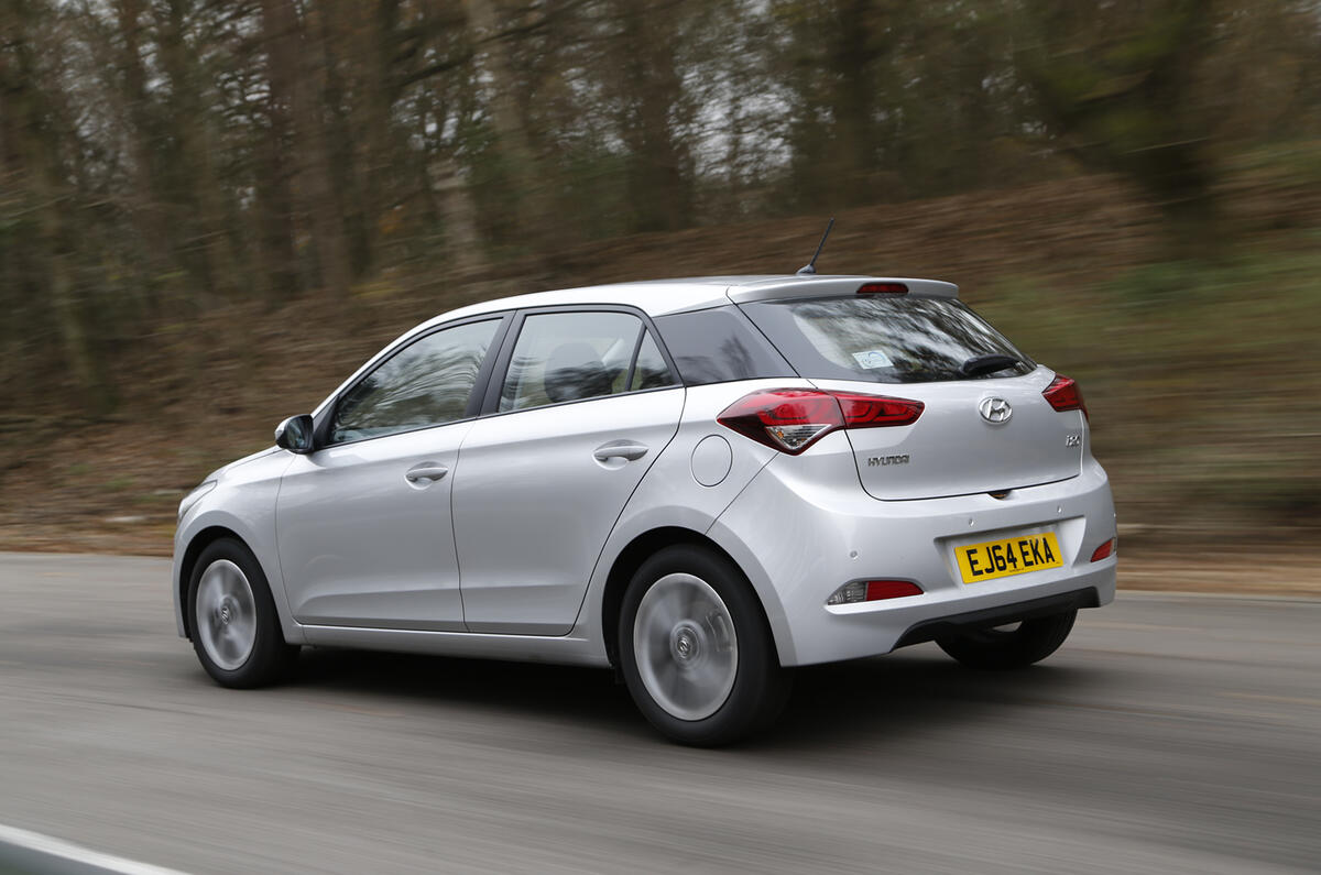 Hyundai i20 rear quarter