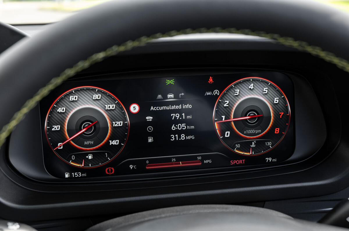 hyundai i20 review 2023 18 dials