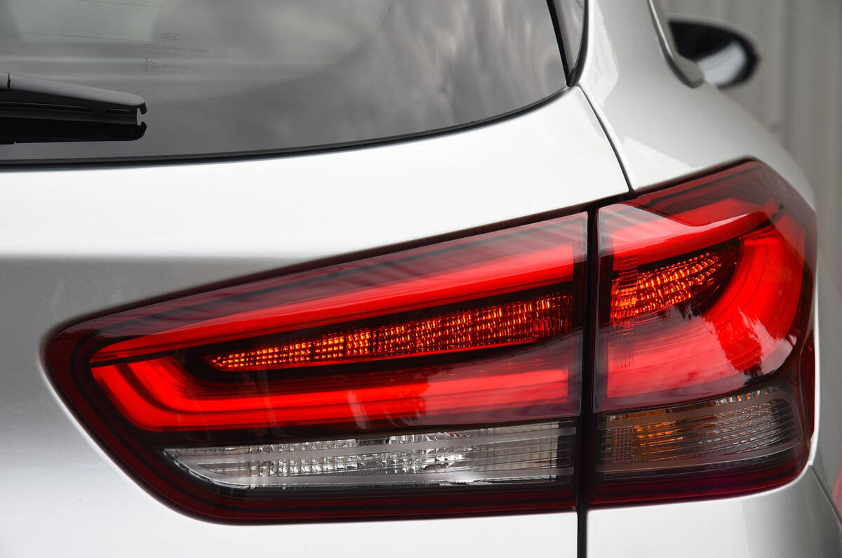 Hyundai i30 rear LED lights