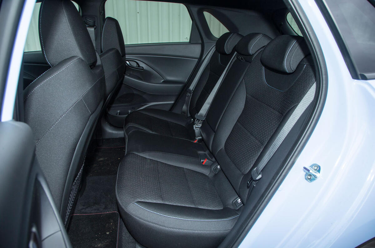 Hyundai i30 N rear seats