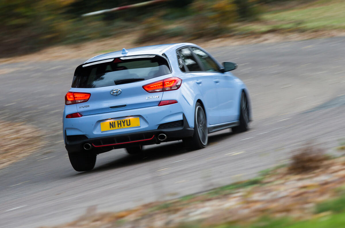 Hyundai i30 N rear cornering