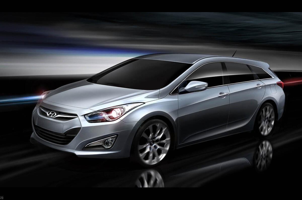 Hyundai reveals i40 sketches