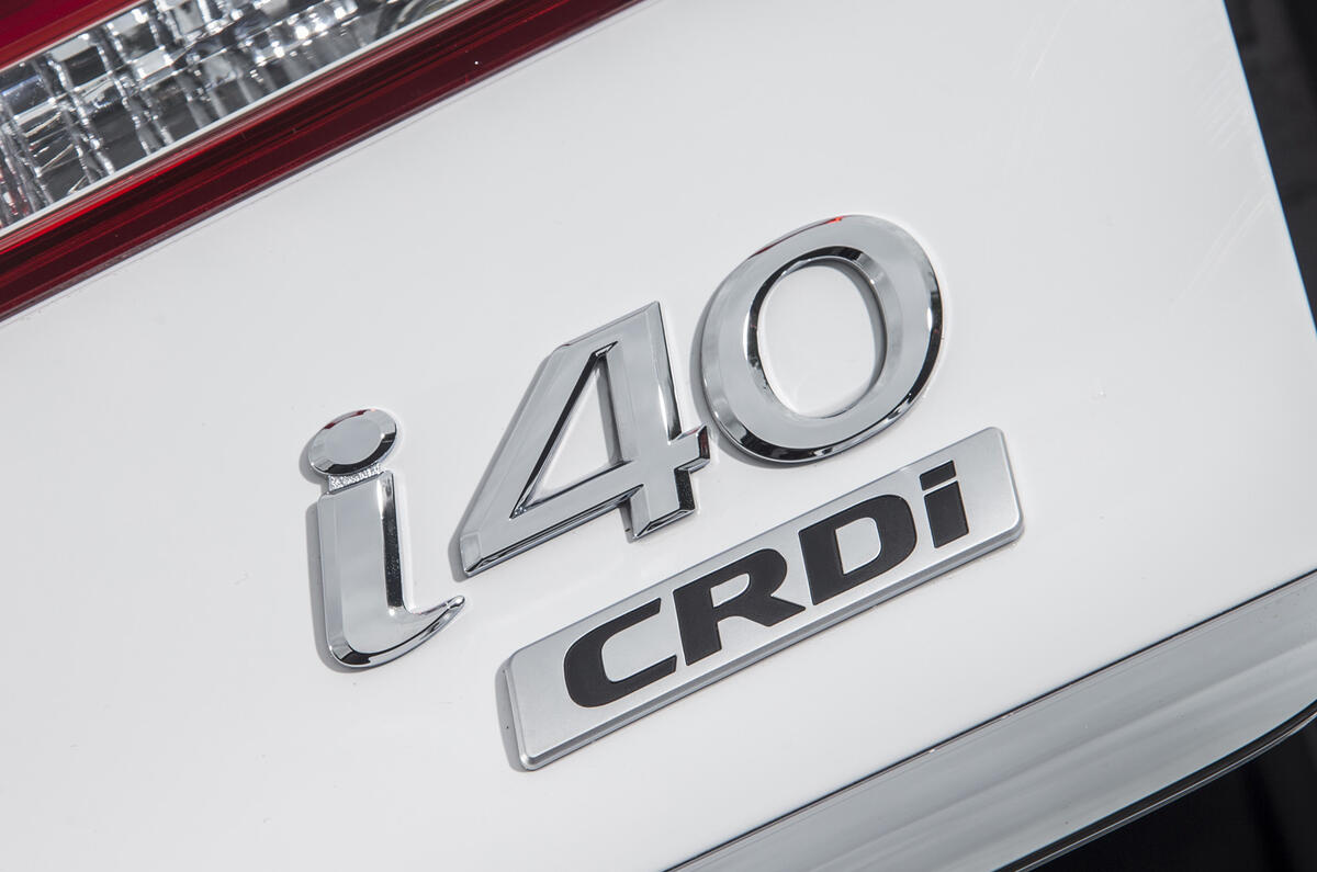 Hyundai i40 badging