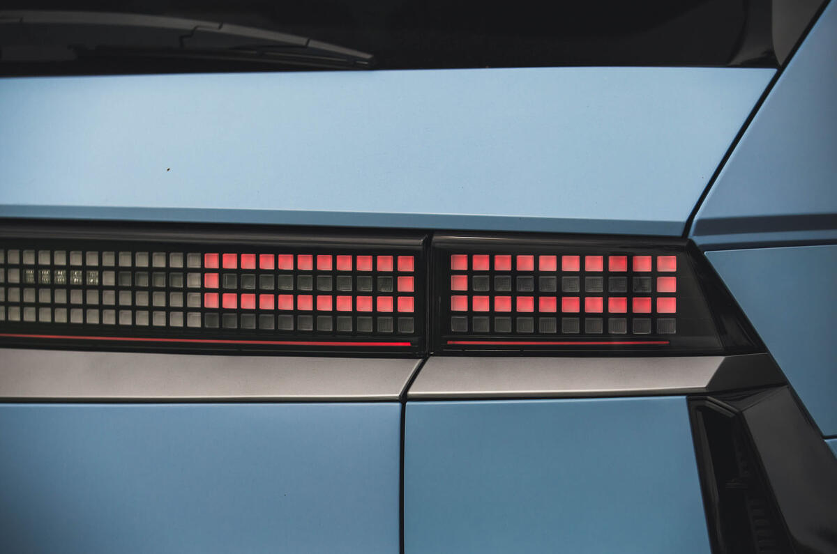 Hyundai Ioniq 5N Road Test 13 rear lights Hyundai Ioniq 5N Road Test 13 rear lights