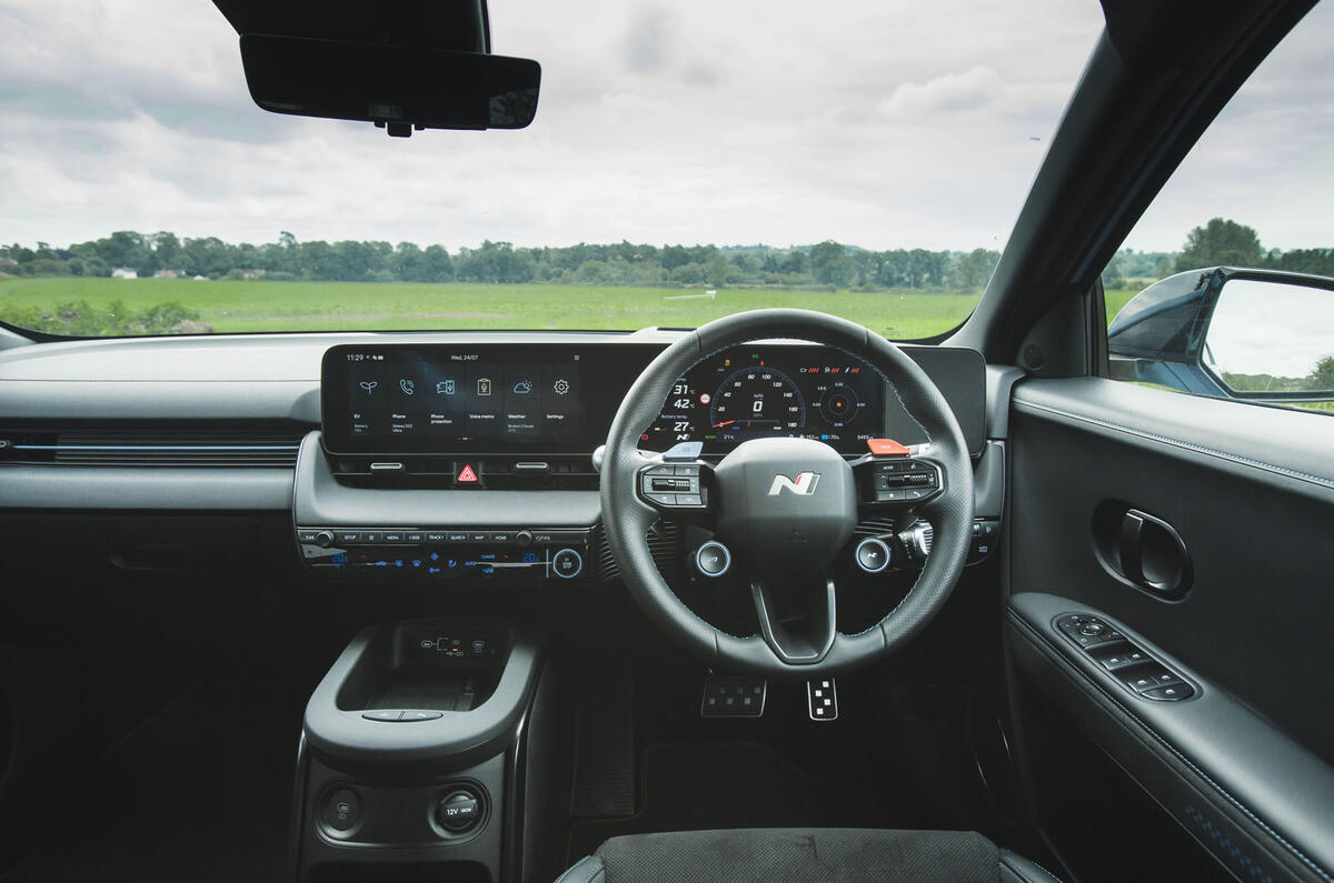 Hyundai Ioniq 5N Road Test 14 dash Hyundai Ioniq 5N Road Test 14 dash